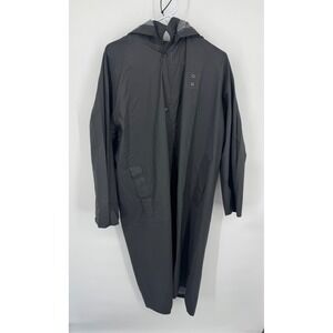 NWOT Security Officer Uniform Unisex Black Large Waterproof Long Sleeve Coat